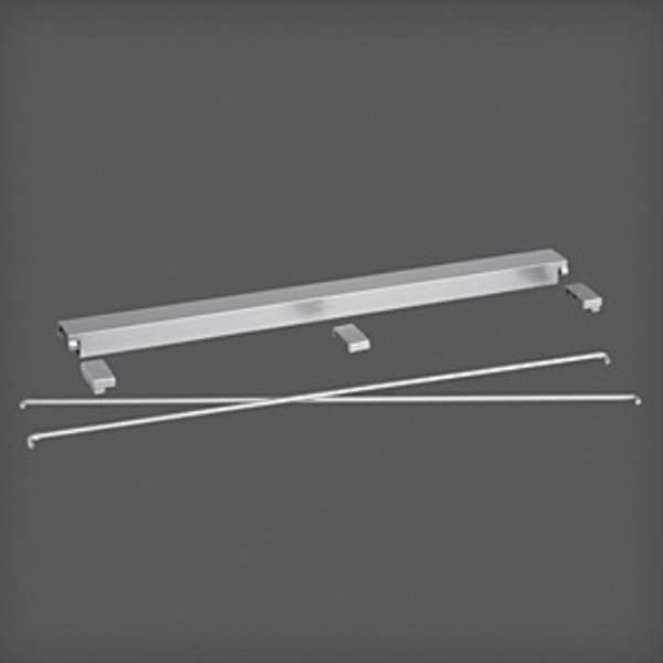 Elfa Freestanding stabiliseringssæt i platin 607 mm