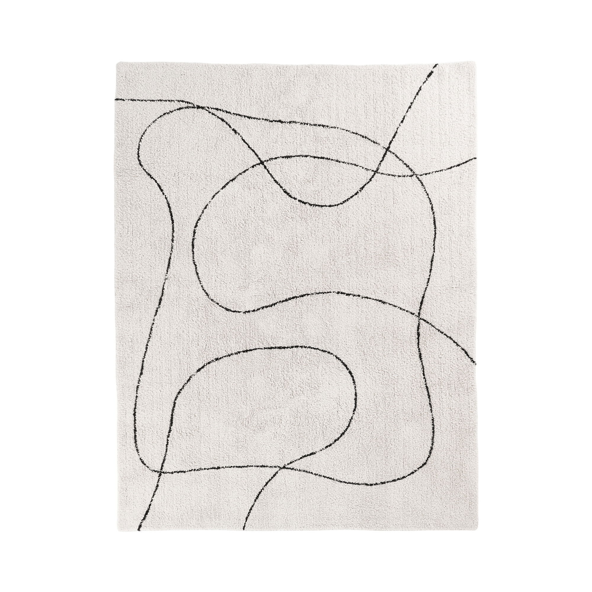 House Nordic Tampa tæppe, bomuld, natur, 160 x 230 cm