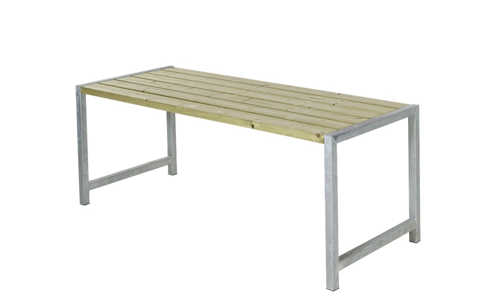 Plus Plankebord med galvaniserede ben