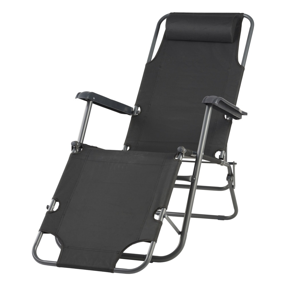 Outfit 2-i-1 relaxstol sort/grå