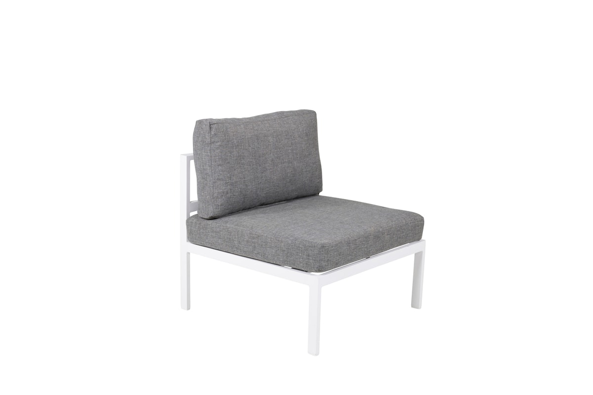 Venture Design Copacabana loungesofa midtermodul i hvid/grå