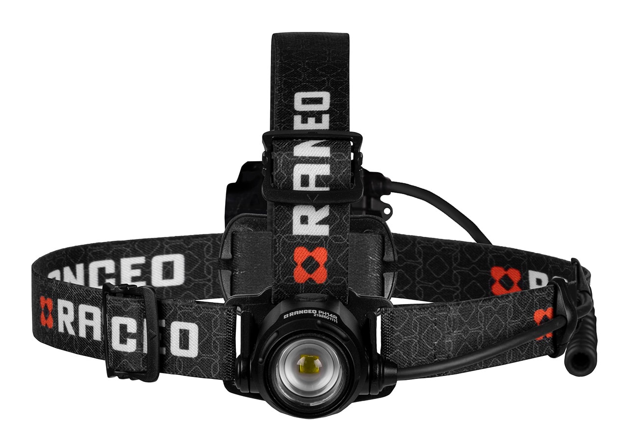 Ranceo PH14R genopladelig pandelampe hybrid 800 lumen
