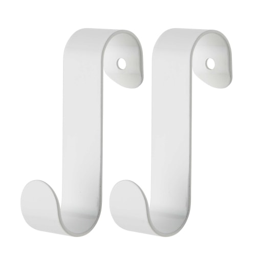 TVS kroge i hvid til rør Ø19 mm 2 stk.