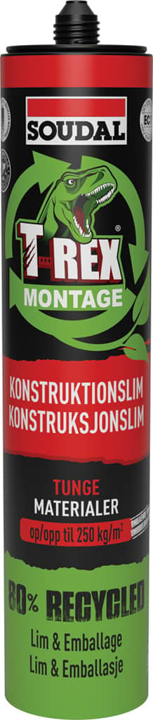 Soudal T-Rex Montage Recycled Heavy montagelim natur 350 g