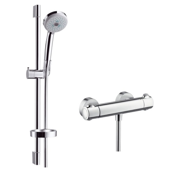 Hansgrohe Croma 100 Multi Ecostat brusesæt