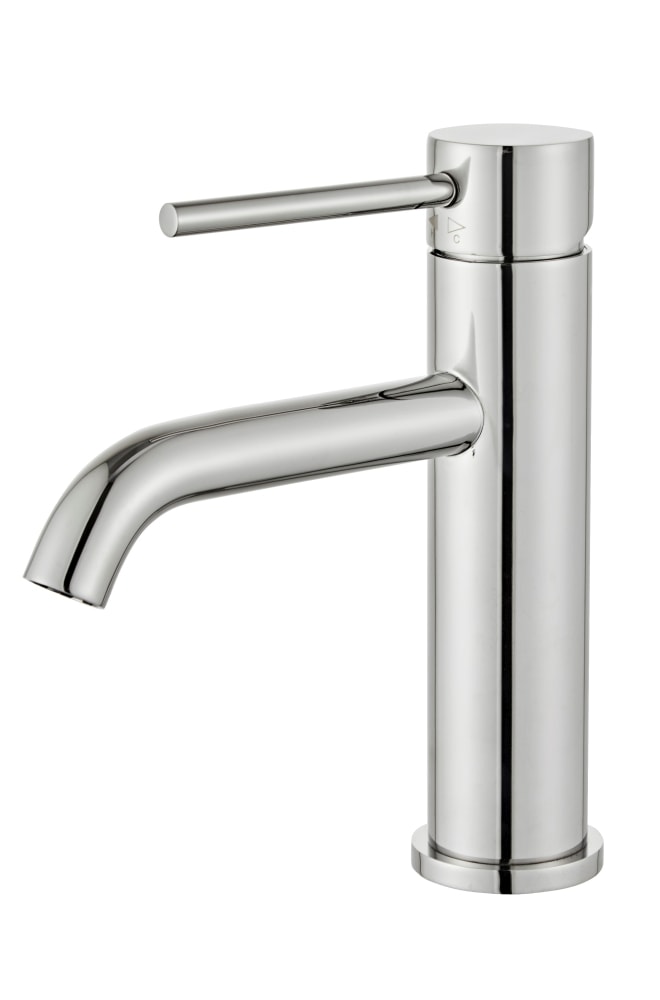 Danbad håndvaskarmatur i mat sort look med push-open bundventil H18,3 cm