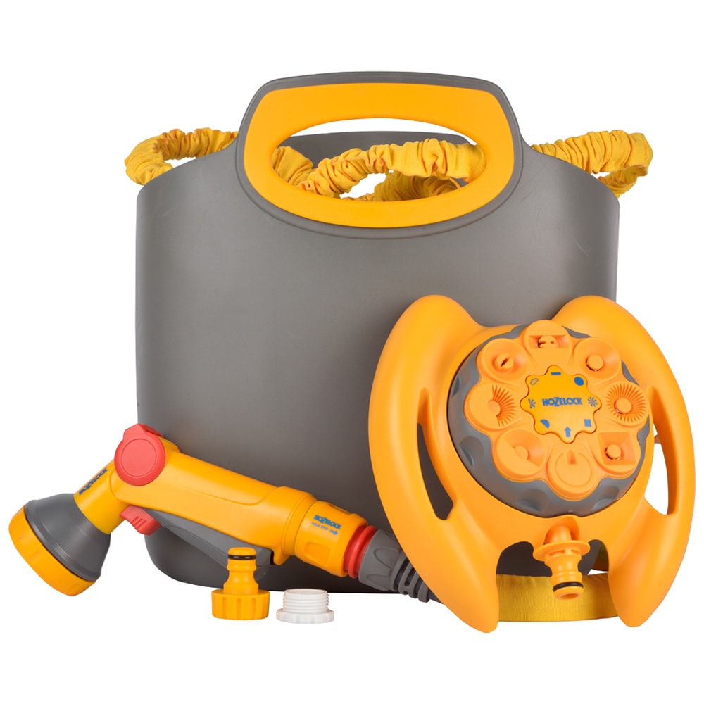 Hozelock Superhoze City Plus vandingssæt med slange, sprøjtepistol og sprinkler