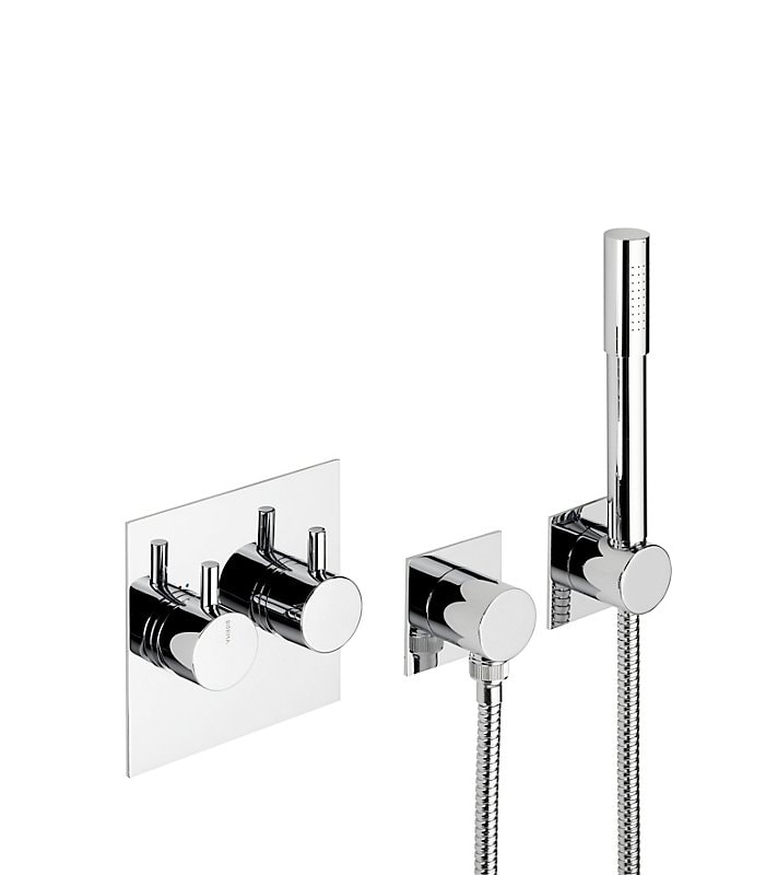 Ideal Standard Geometry A6 indbygningsarmatur krom inkl. håndbruser