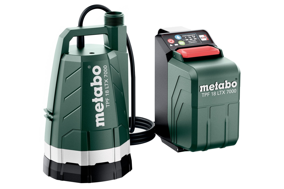Metabo dykbar pumpe TPF 18 LTX 7000 uden batteri & lader