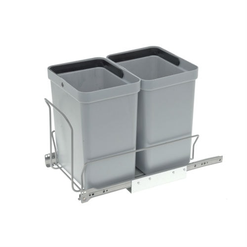 Affaldsudtræk med 2 affaldsspande 10 liter