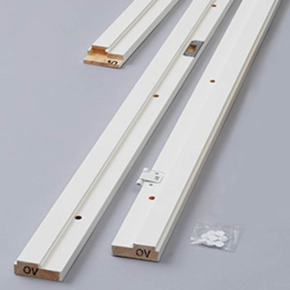 Swedoor +Karm 147 mm hvid karmsæt m. tæt liste u. bundst. 98,6x198,9 cm (10x20)