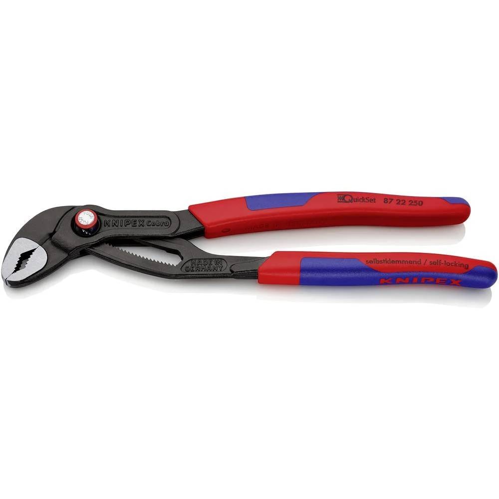 Knipex Cobra QuickSet Hightech-vandpumpetang, grå atramenteret 250 mm