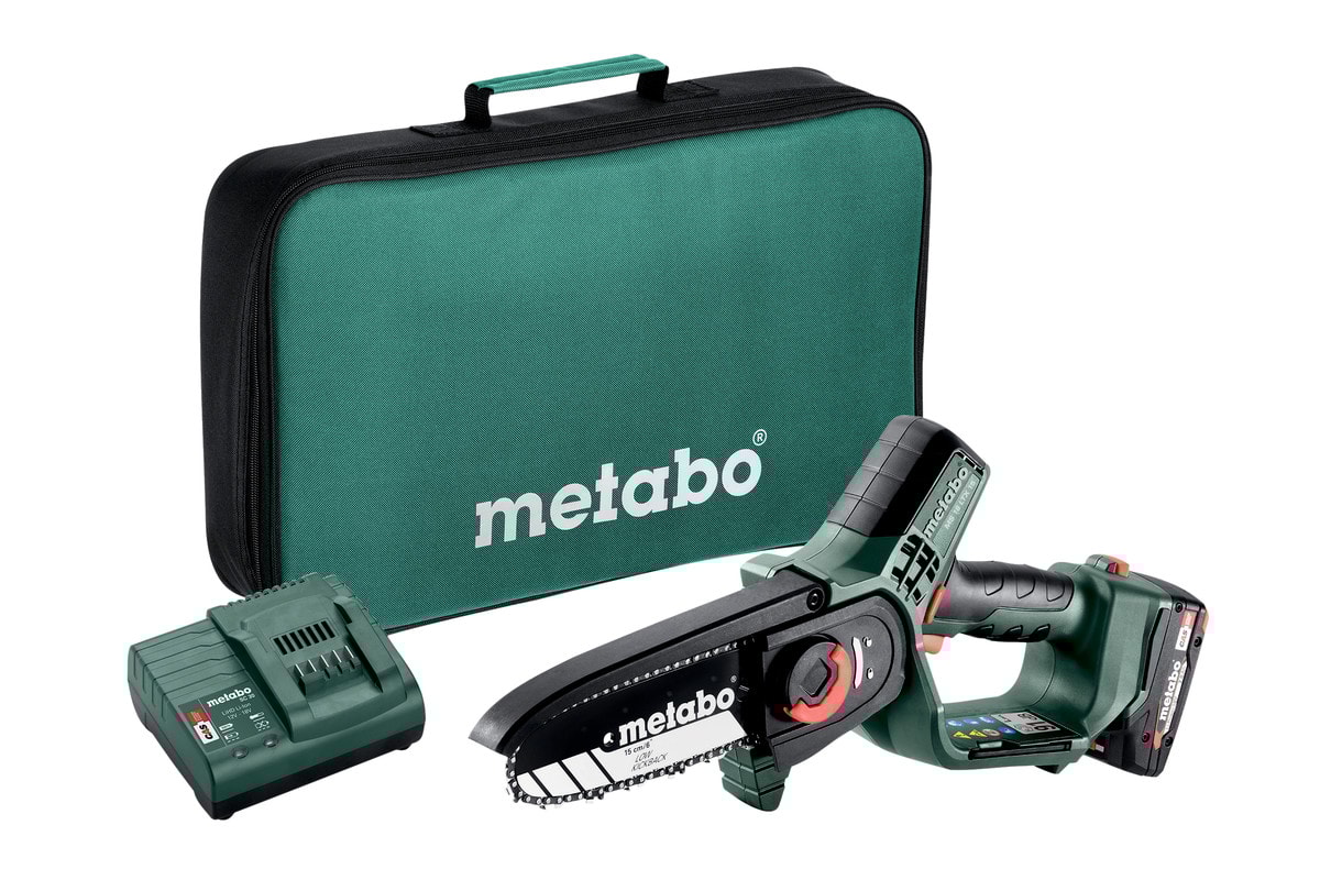 Metabo grensav MS 18 LTX 15 med 1x2Ah batteri og lader