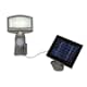 Lutec Sunshine LED væglampe sølvgrå solcelle med sensor 3,2W