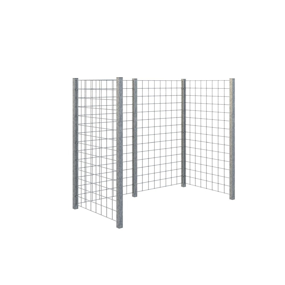 Plus Espalier renovationsskjul galvaniseret 258 x 89 x 140 cm