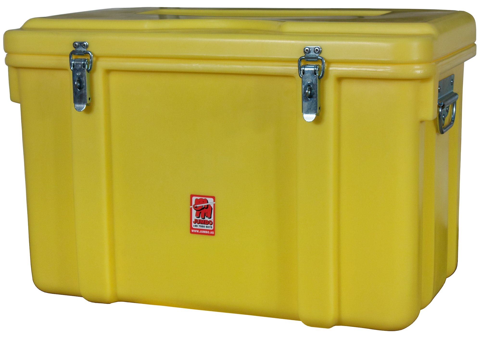 Jumbo slagfast transport- og værktøjskasse indv.mål 630 x 335 x 350 mm.