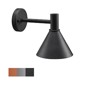 PR Home MiniTripp facadelampe/væglampe i sort Ø30 cm