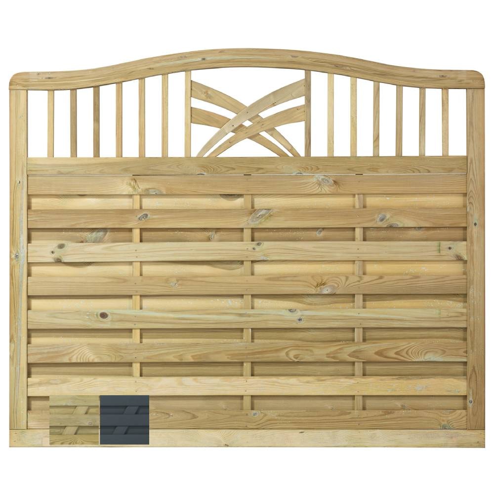 Plus Rondo terrasseelement 180 x 142/150 cm