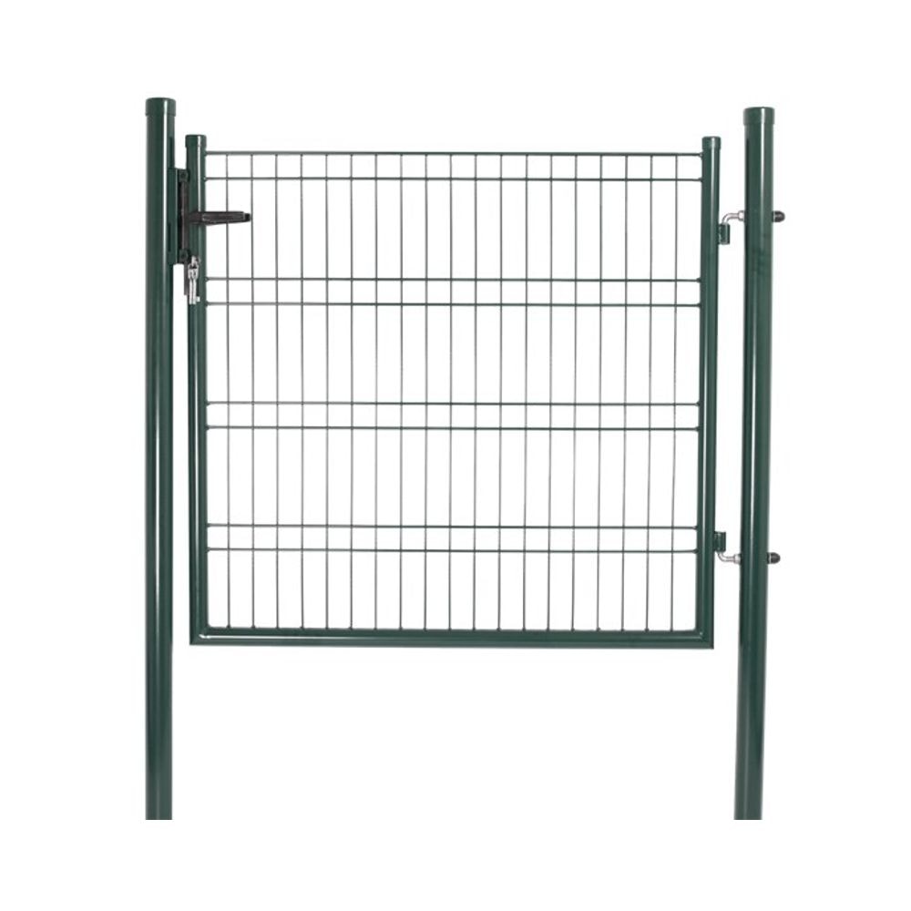 Hortus Låge til panelhegn 1030x1180 mm i grå komplet låge med håndtag og lås