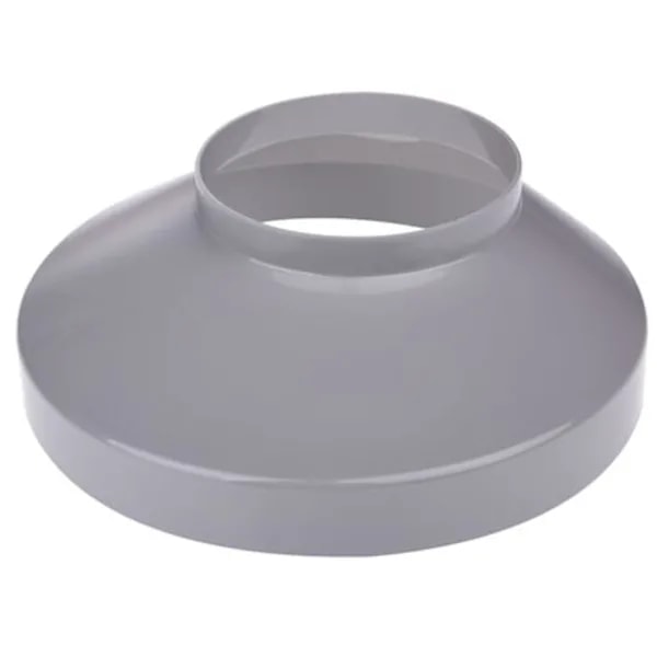 Plastmo Brøndkrave 90 mm grå 150 mm | Tagrender | Tagmaterialer