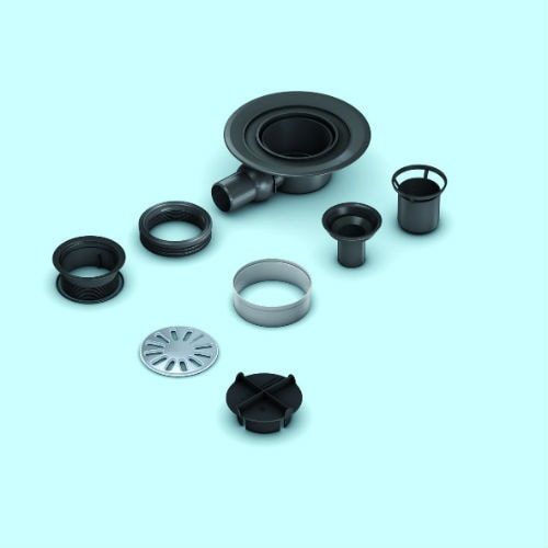 Wedi Fundo afløb vandret rund DN50