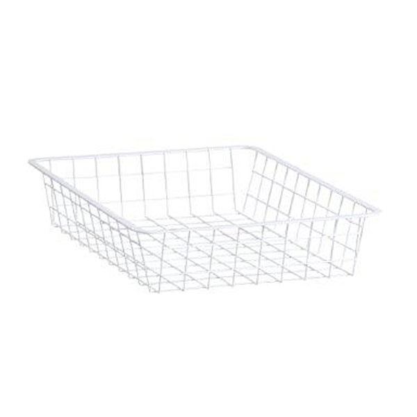 Elfa Mini trådkurv 35 i hvid 327 x 85 x 427 mm