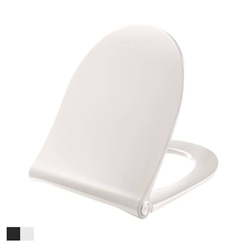 Pressalit Sway D2 toiletsæde matsort med soft close og lift-off