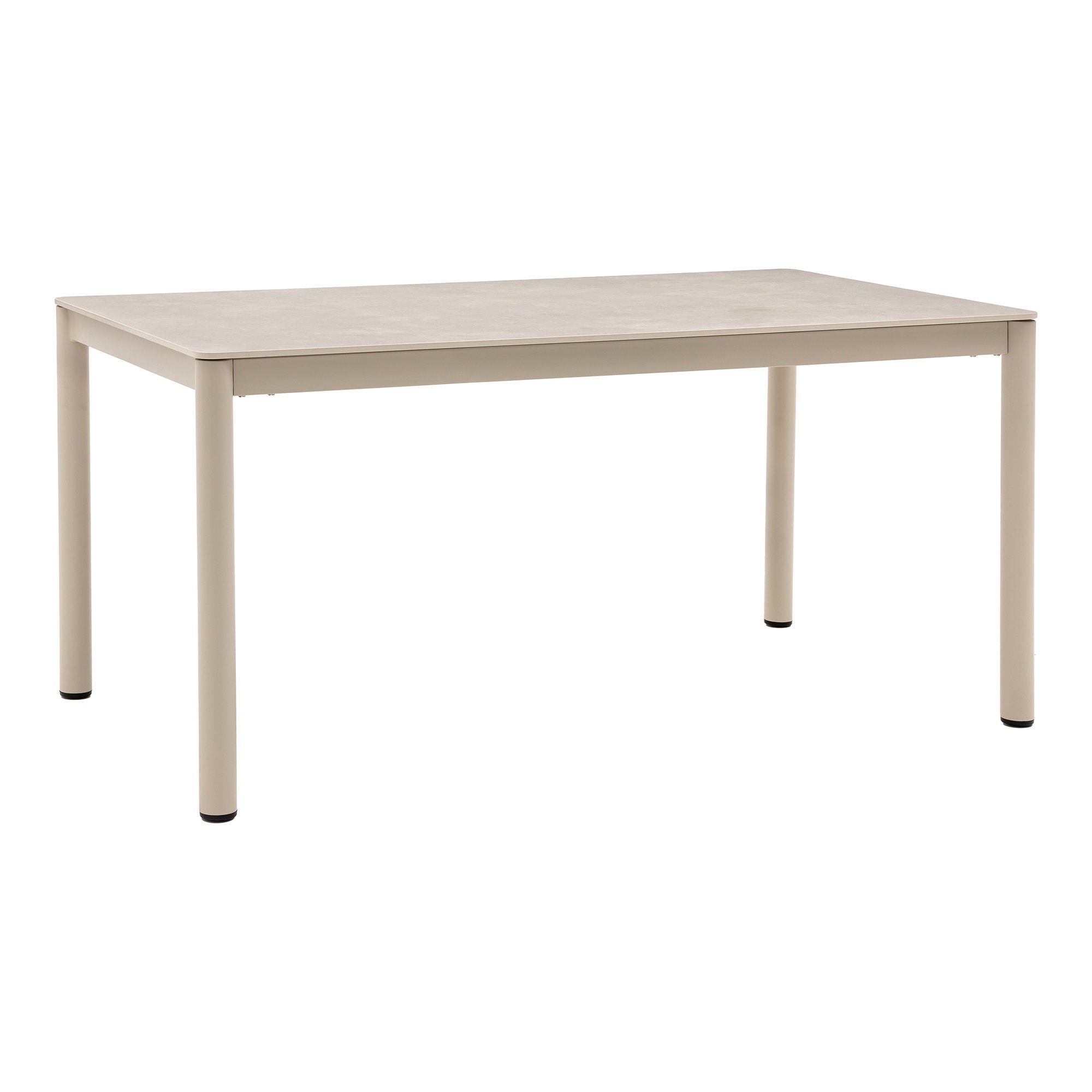 House Nordic Alcudia spisebord alu/keramik sand 90 x 160 x 74 cm