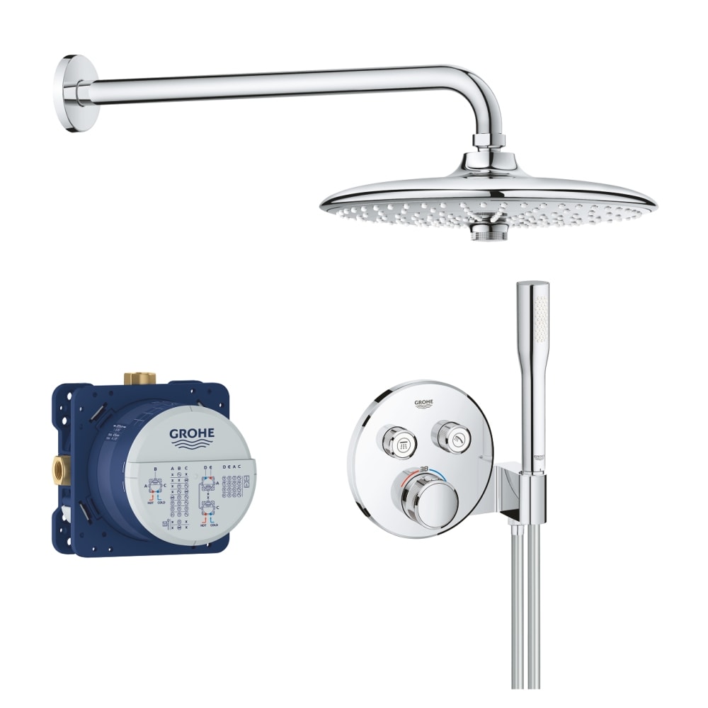 Grohe SmartControl brusesystem til indbygning