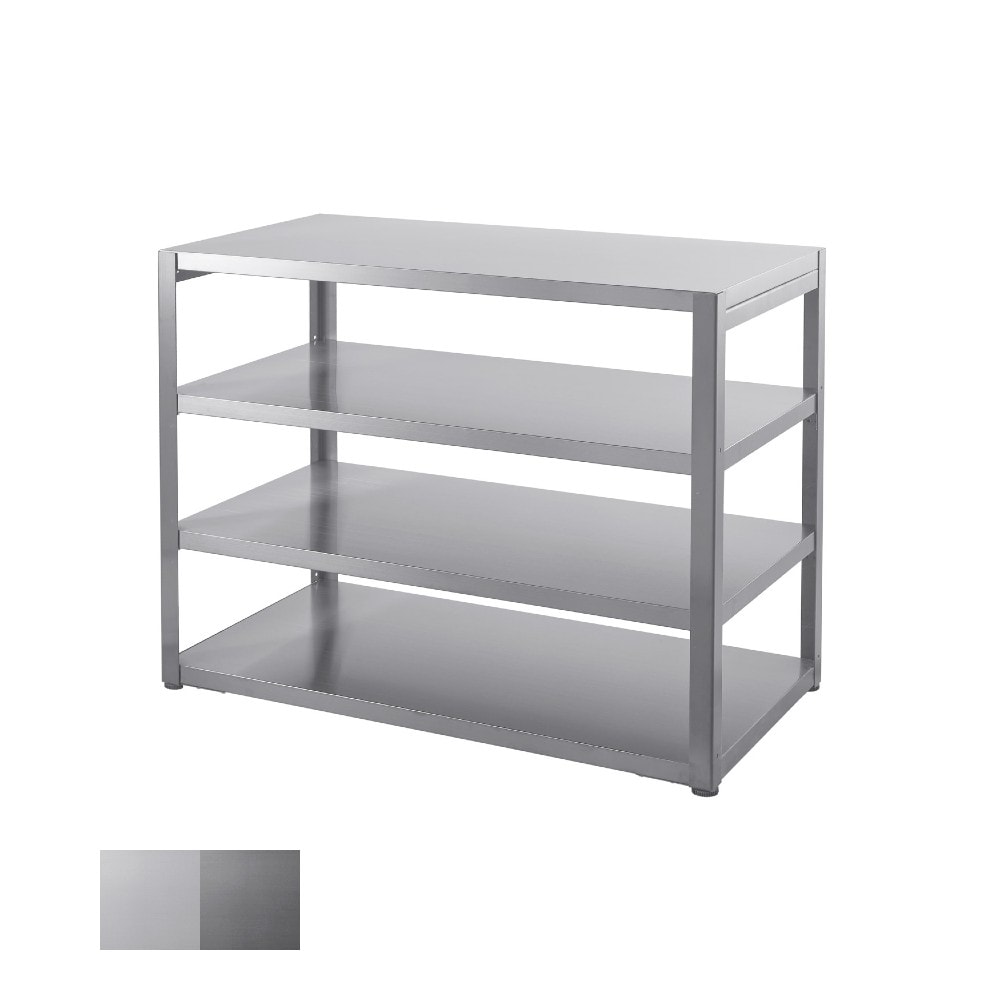 Myoutdoorkitchen Nordic Line Stainless hjørnemodul/arbejdsbord 60 cm