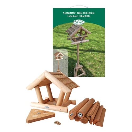 Esschert Design fuglehus med stråtag