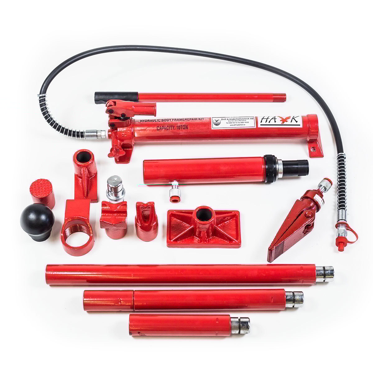 Hawk Afrettersæt PortoPower 10 ton