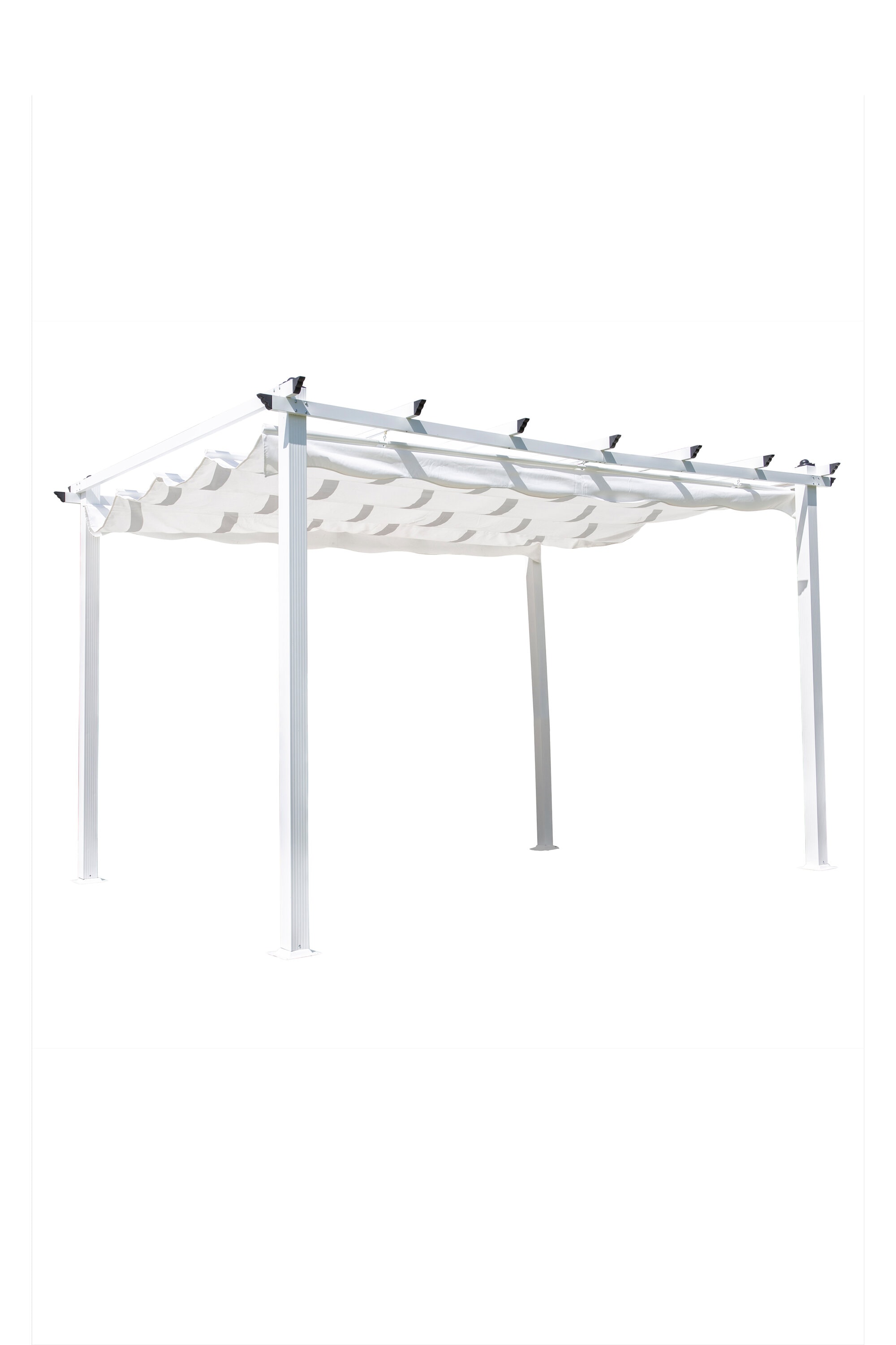 Venture Design Lazio pergola i hvid 345 x 395 x 250 cm