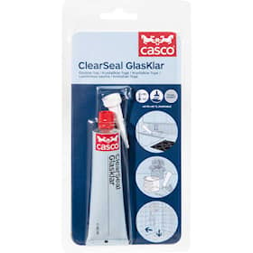 Casco ClearSeal Glasklar fugelim elastisk 40 ml