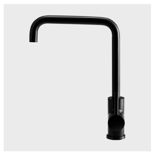 Primy Steel Square Shadow køkkenarmatur i sort