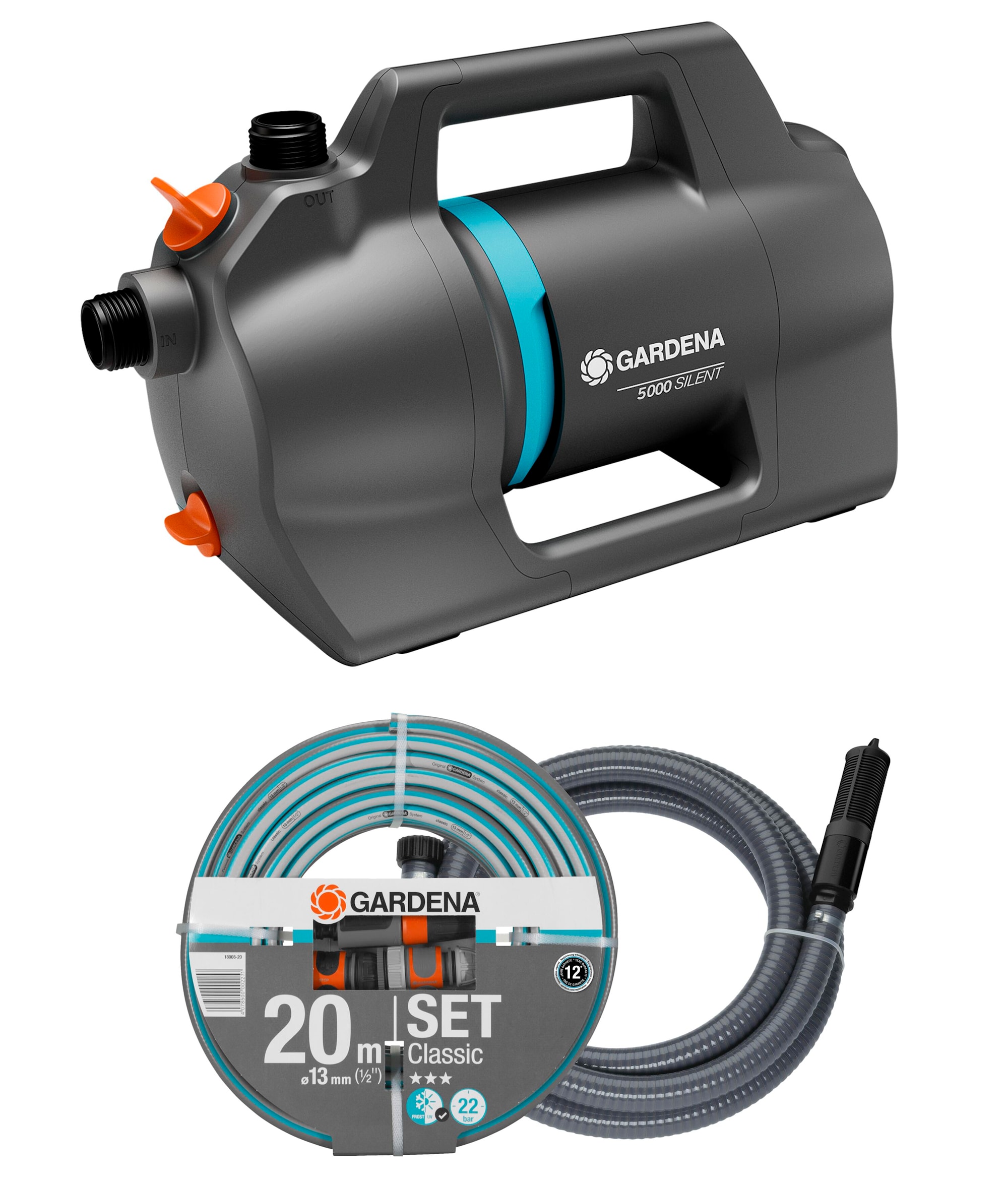 Gardena Garden Pump 5000 Silent Set