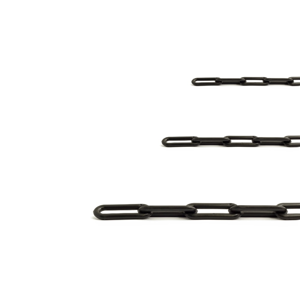 Habo kæde plast sort Ø10 mm