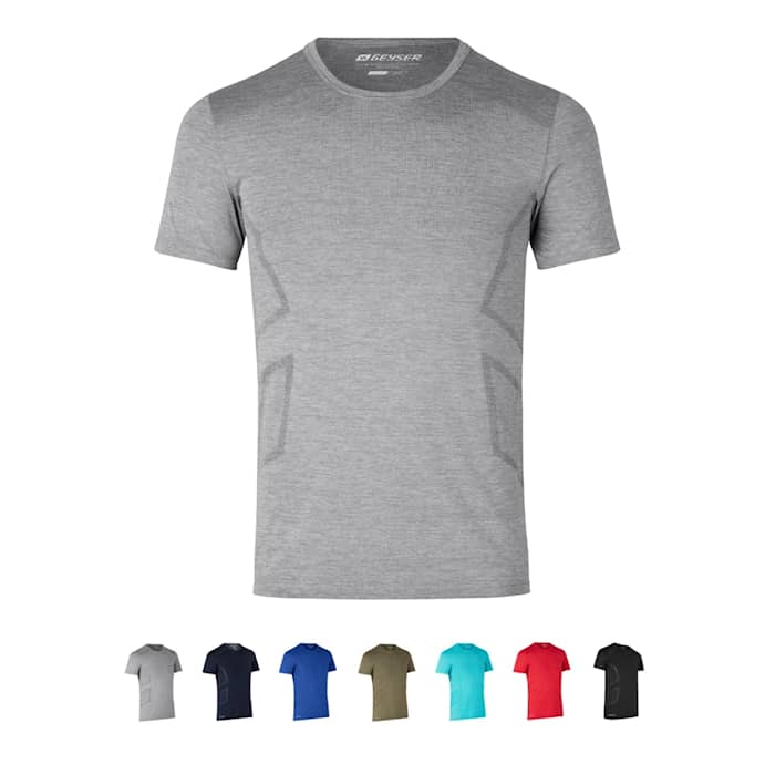 Geyser t-shirt sømløs grå melange