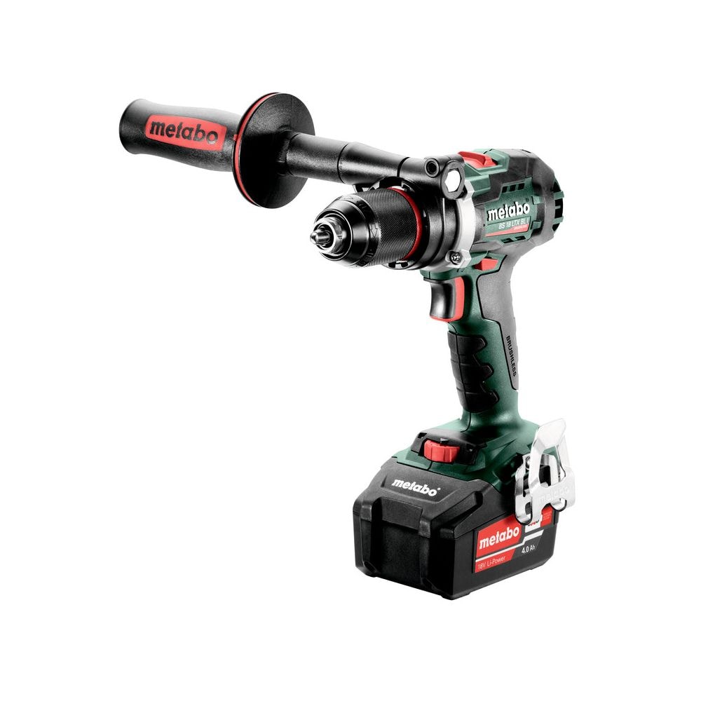 Metabo BS 18 LTX BL I bore/skruemaskine 18V med 2 x 4,0 Ah batteri og lader