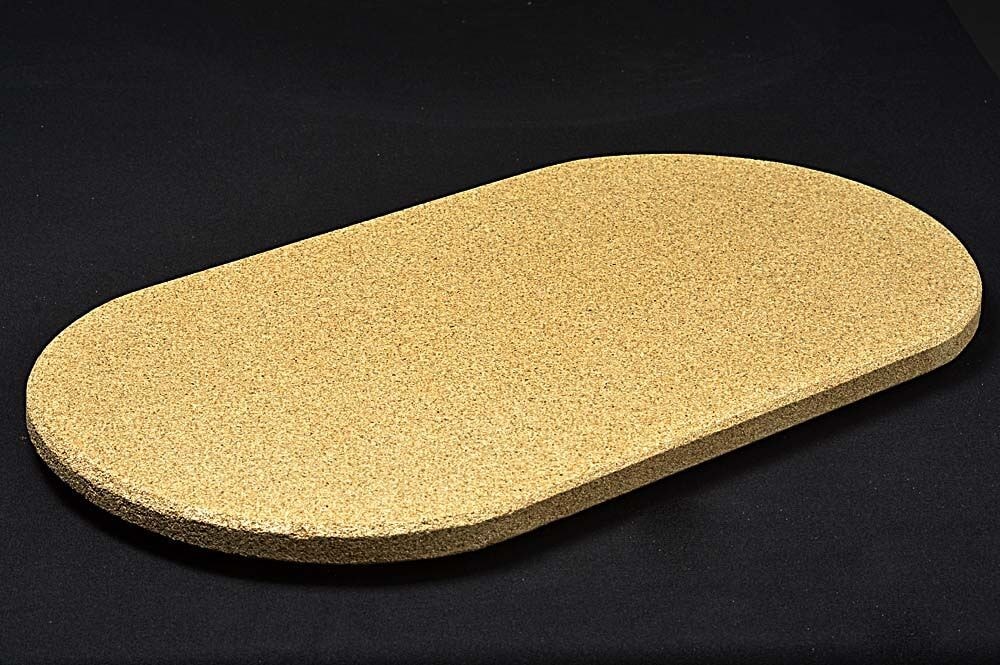 Fredstone Oval bage- og pizzasten inkl. holder til grill 590 x  325 x 20 mm