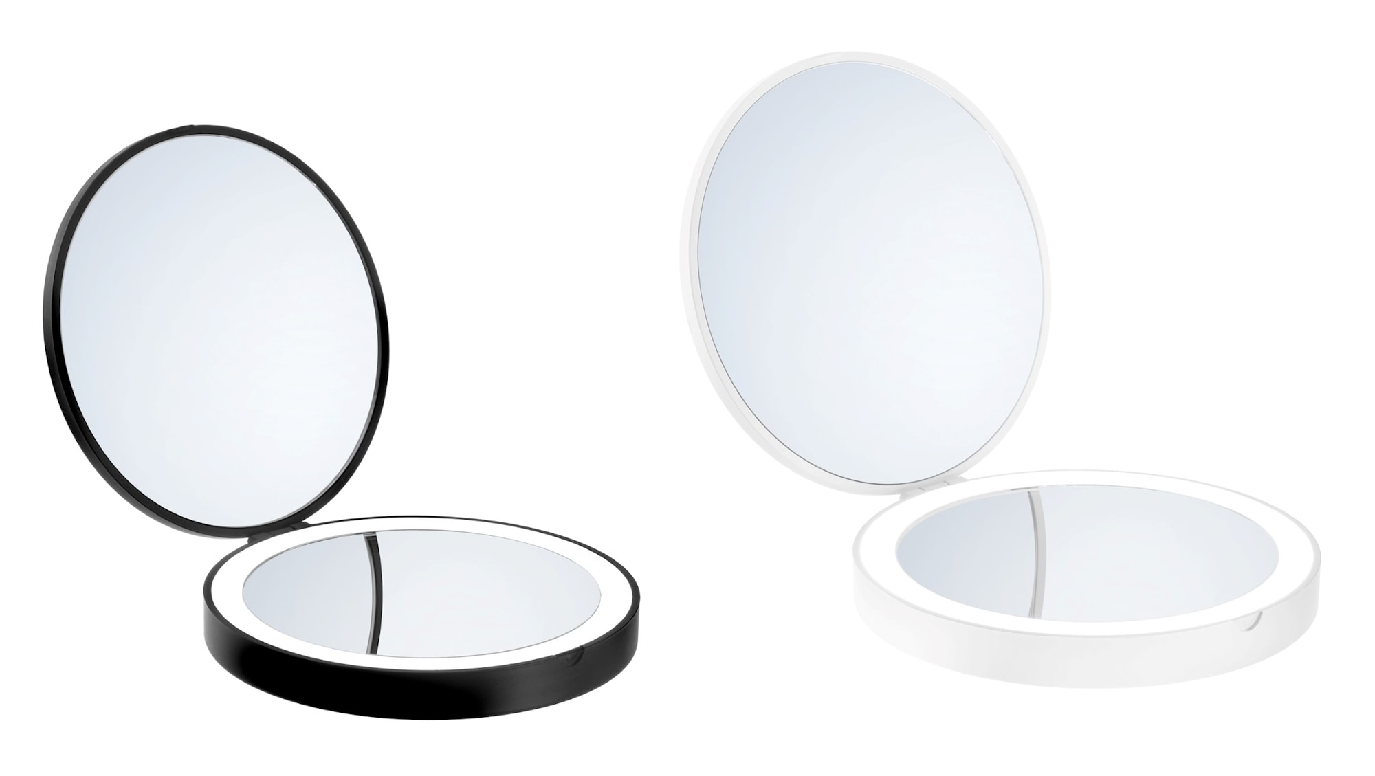 Smedbo Outline Lite LED rejsespejl hvid x7 Ø12 cm