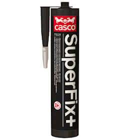 Casco SuperFix+ monteringslim forseglende sort 300 ml