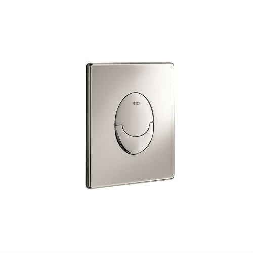 Grohe Skate Air betjeningsplade i kromtil væghængt toilet.