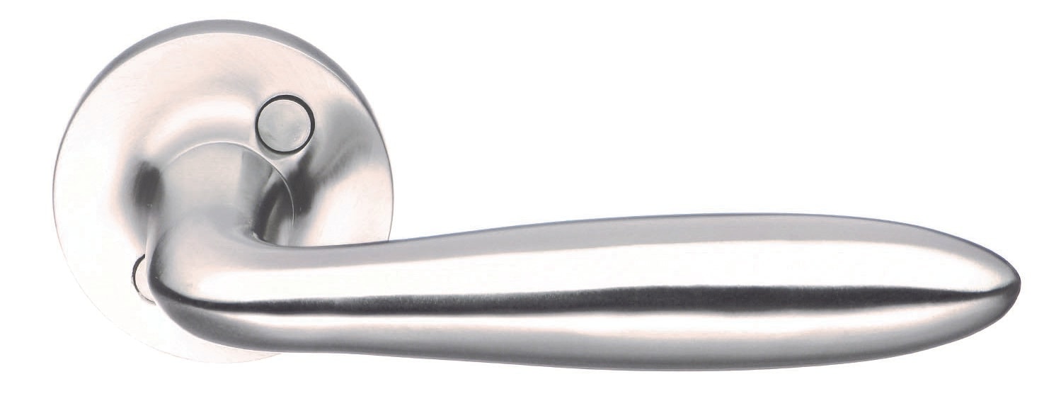 Beslagsboden B175 udendørs dørgreb i børstet stål