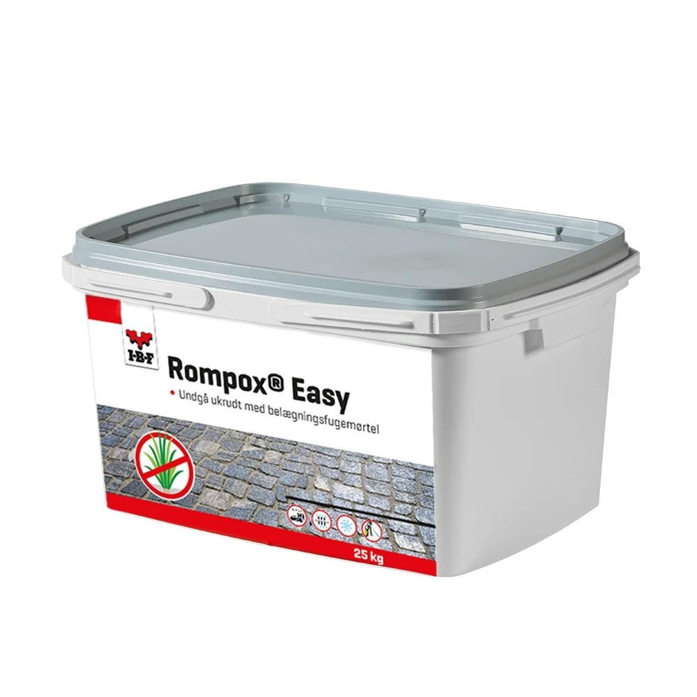 IBF Rompox Easy hårdfuge i stengrå 25 kg i spand