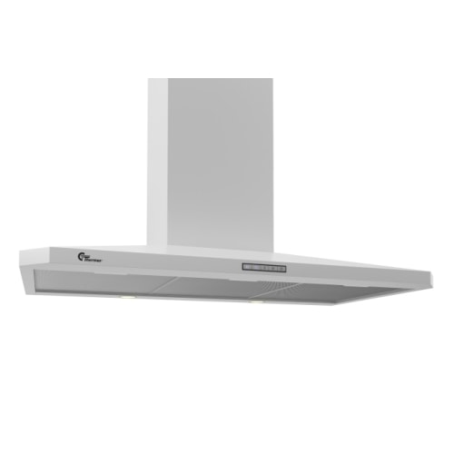 Thermex Decor 787 væghængt emhætte i hvid 900 mm