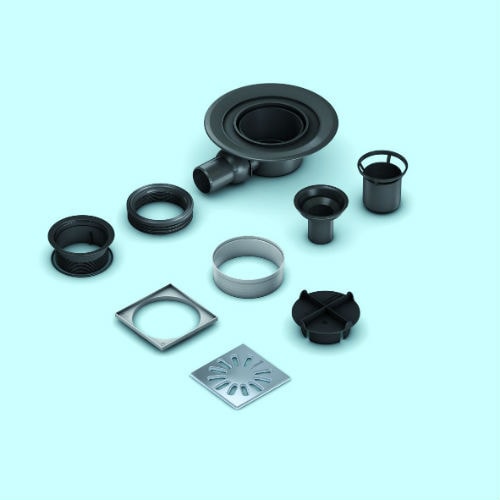 Wedi Fundo afløb vandret DN50