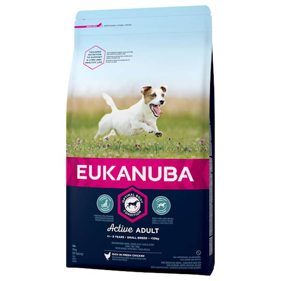 Eukanuba Adult Small Breed Chicken hundefoder 3 kg