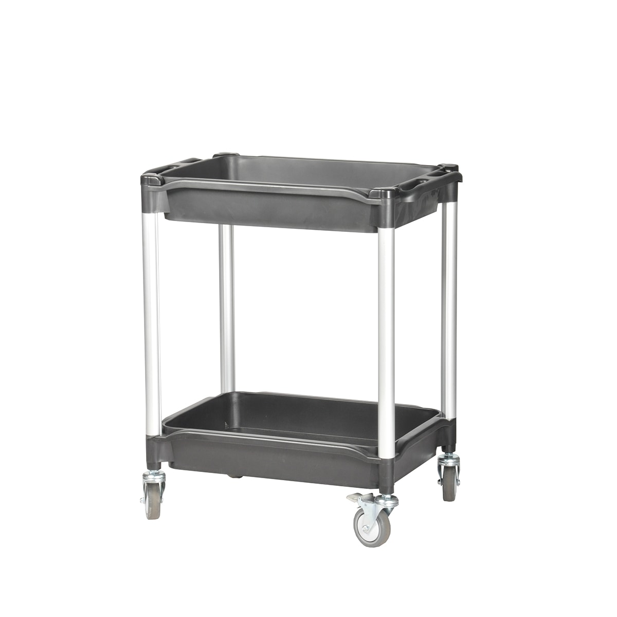Matador serveringsvogn sort/alu 2 bakker maks. 200 kg