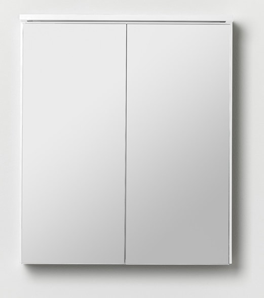 Hafa Edge spejlskab i antracit med 2 låger 80 cm